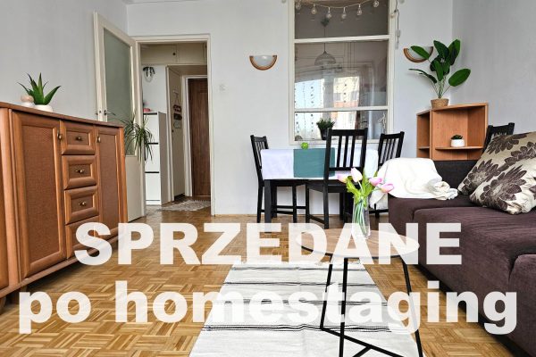 SPRZEDANE! Mokotów 2-pokojowe mieszkanie na sprzedaż, inwestycyjnie.